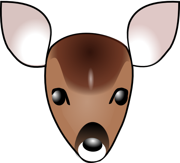 Deer Head clip art