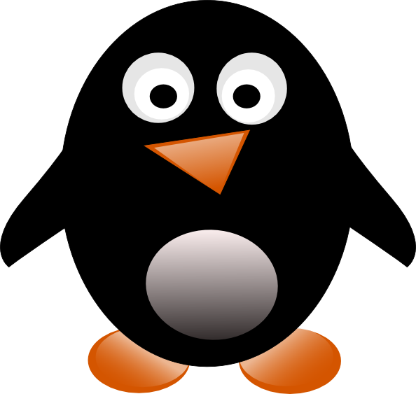 Jesusfreak Penguin clip art