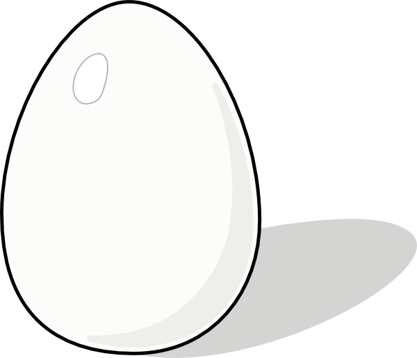 White Egg clip art