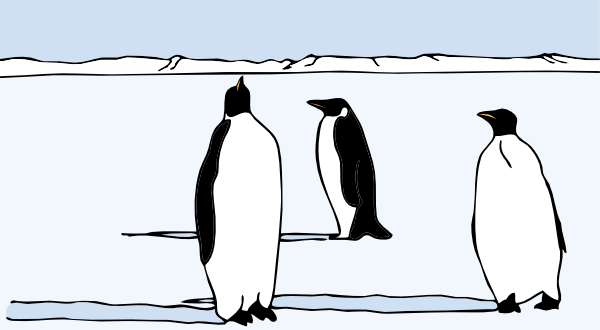 Penguins clip art