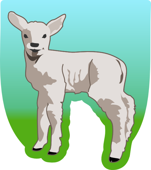 Small Sheep clip art