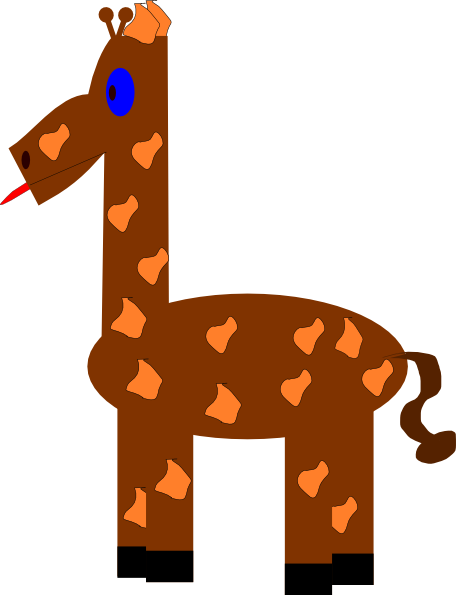 Cartoon Giraffe clip art