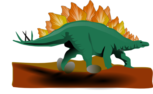 Stegosaurus clip art