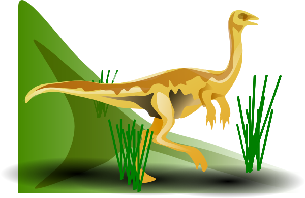 Gallimimus clip art