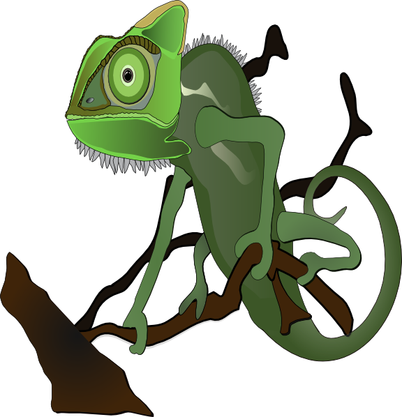 Chameleon clip art