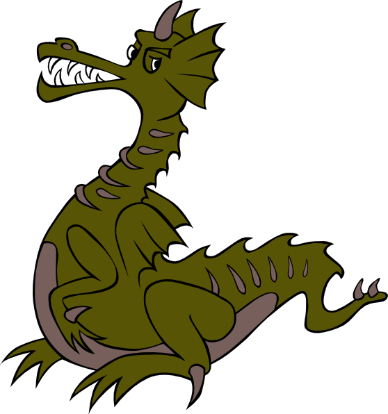 Green Dragon clip art