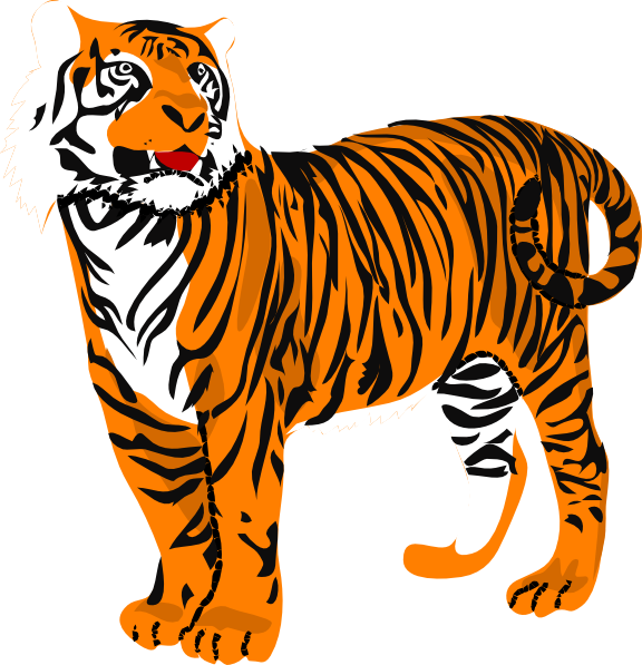 Tigre04 clip art