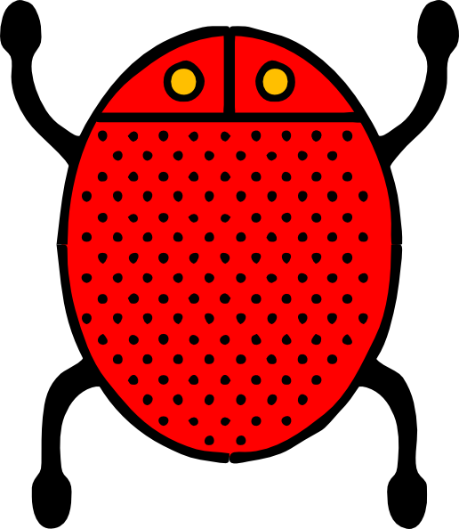 Coccinella Rollandin clip art