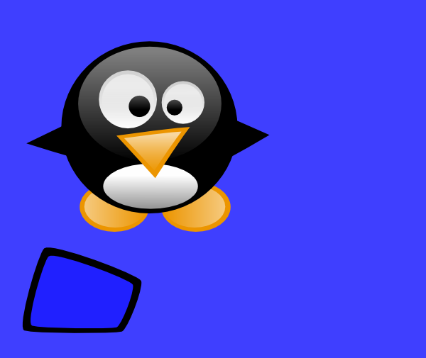 Baby-tux clip art