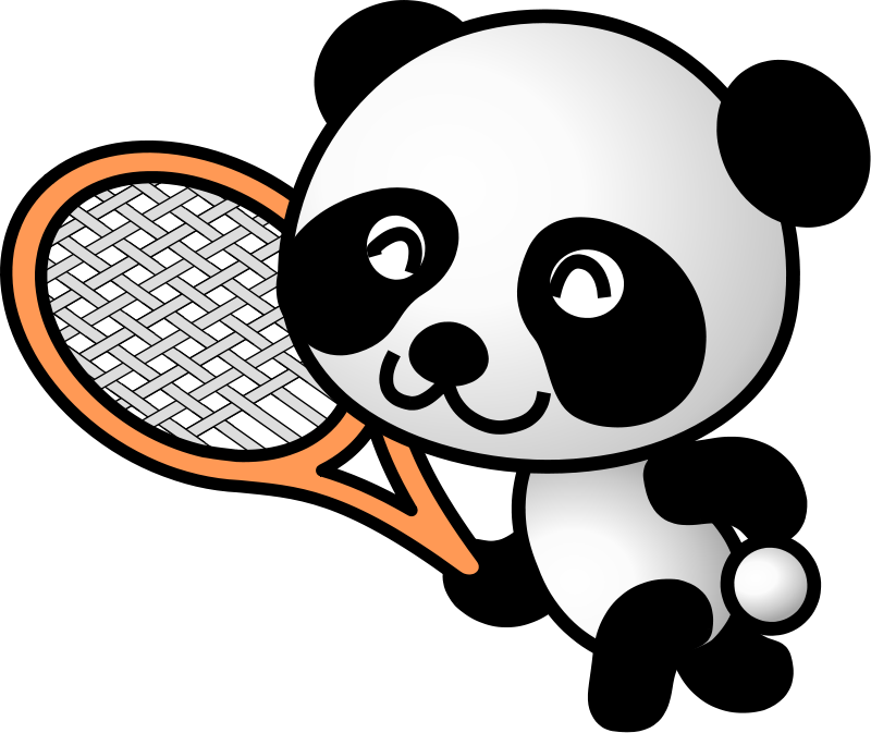 tennis panda