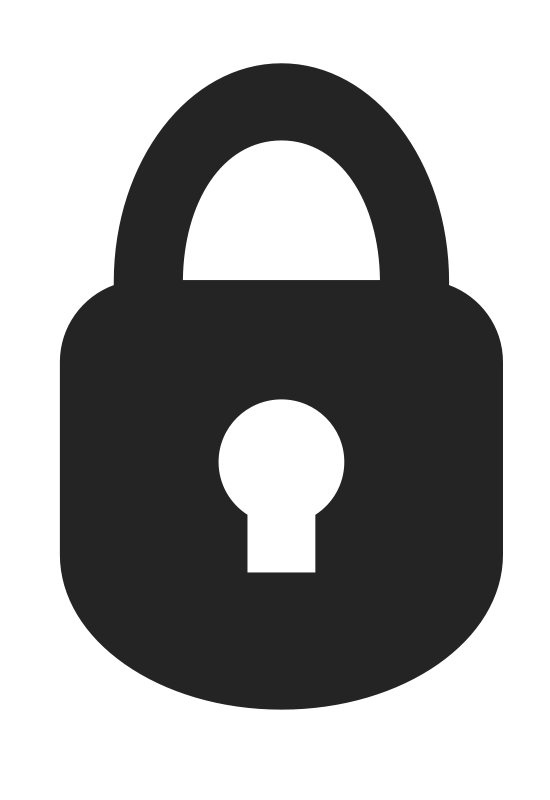 Padlock Icon (Rounded)