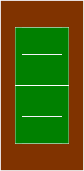 Tennis Court clip art