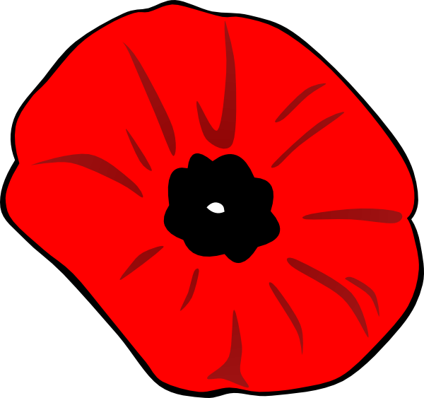 Poppy Remembrance Day clip art