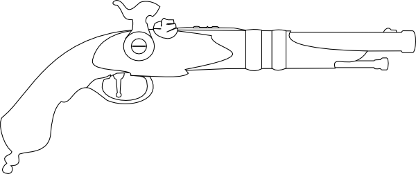 Revolver clip art