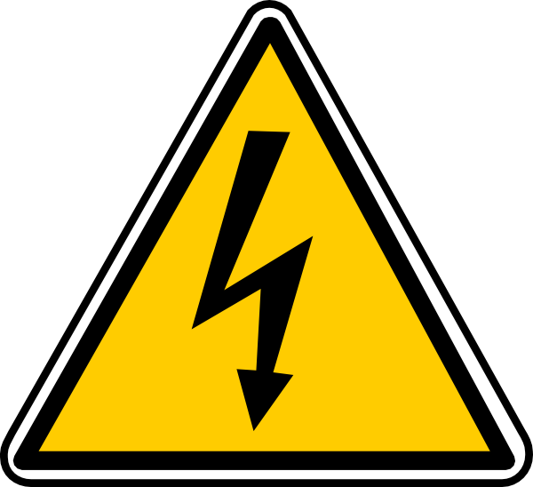 High Tension Danger clip art