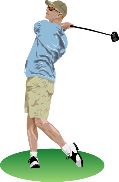 Golf Driver Swing clip art