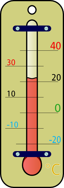 Room Thermometer With Celsius Skala clip art