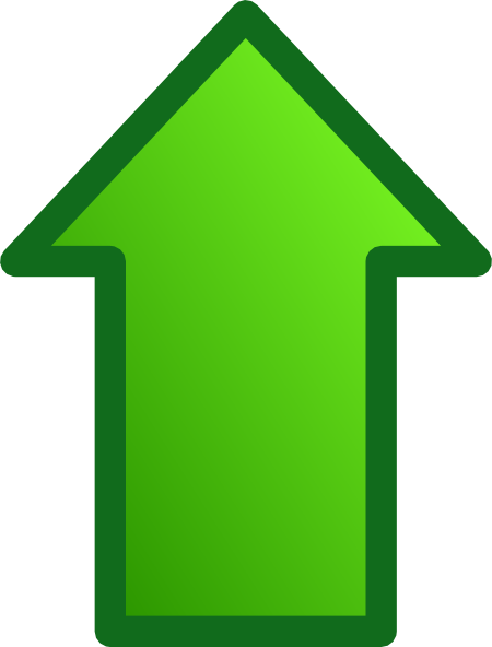 Green Arrows Set Up clip art