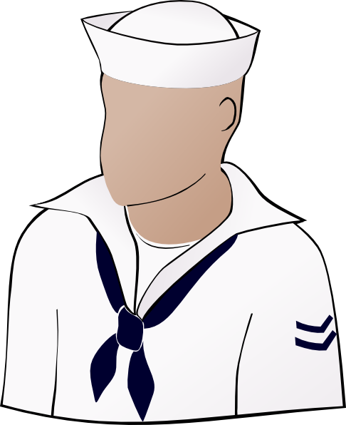 Sailor Face clip art