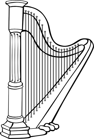 Harp clip art