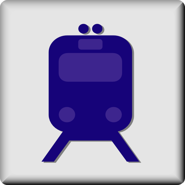 Hotel Icon Rail Transport clip art