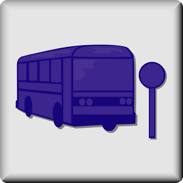 Hotel Icon Bus Stop clip art