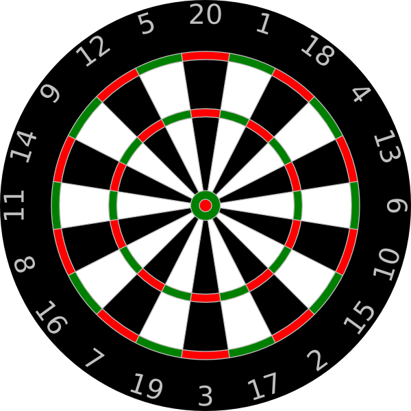 Dartboard clip art