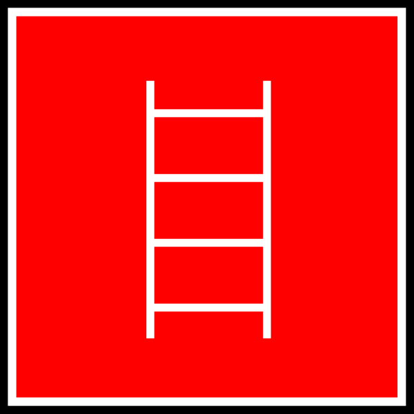 Ladder Sign clip art