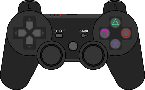 Playstation Gamepad clip art