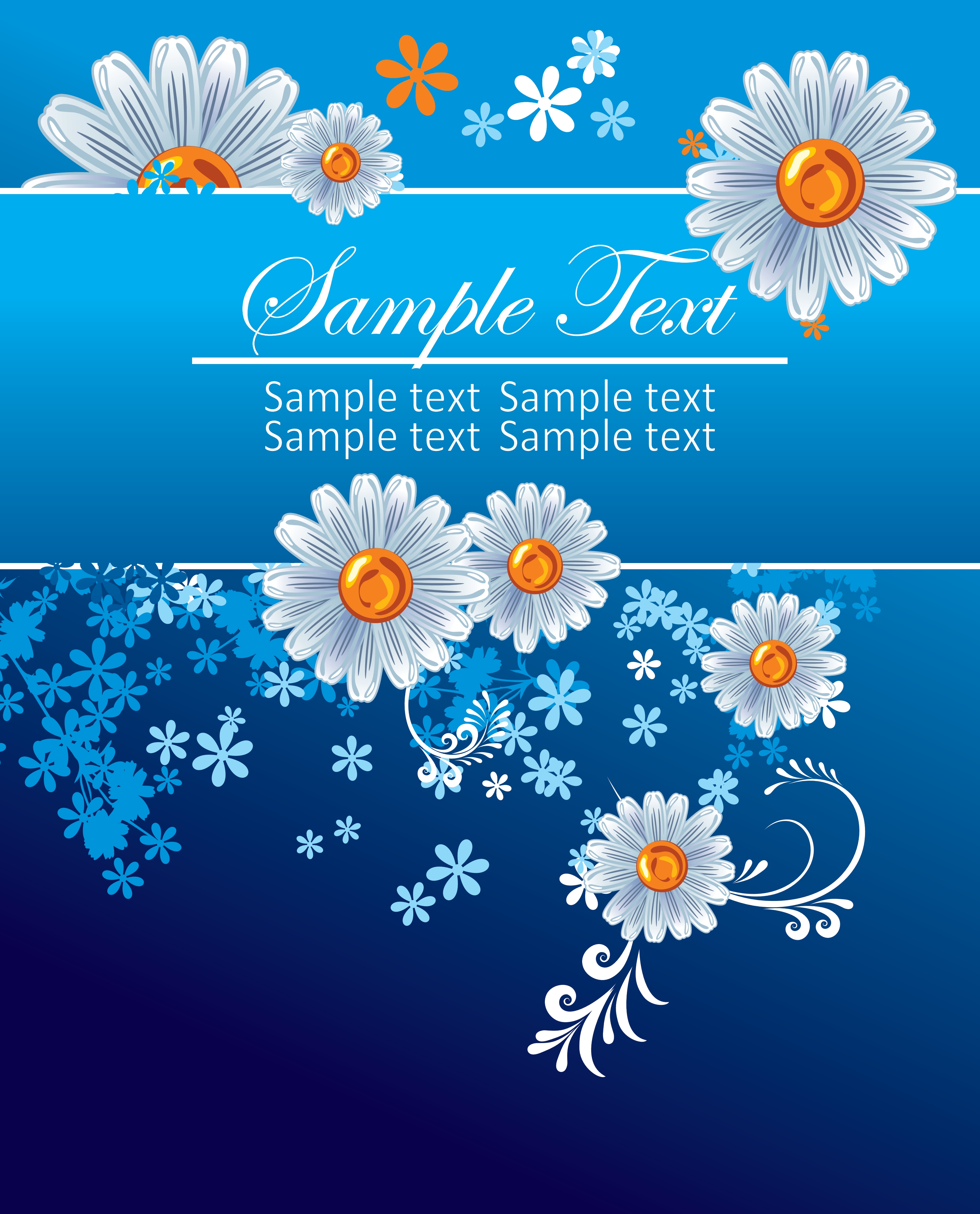 floral page vector