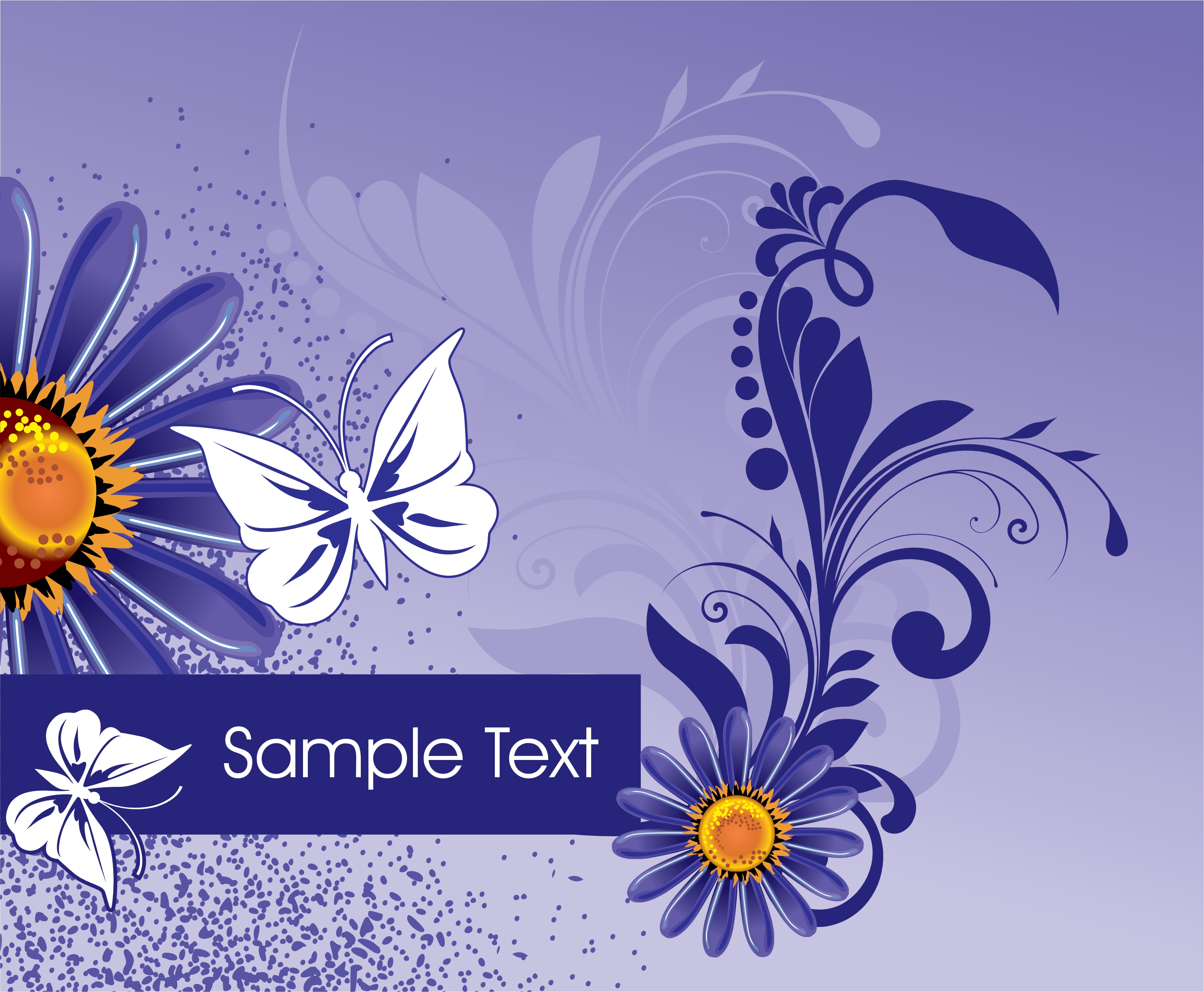 floral background vector