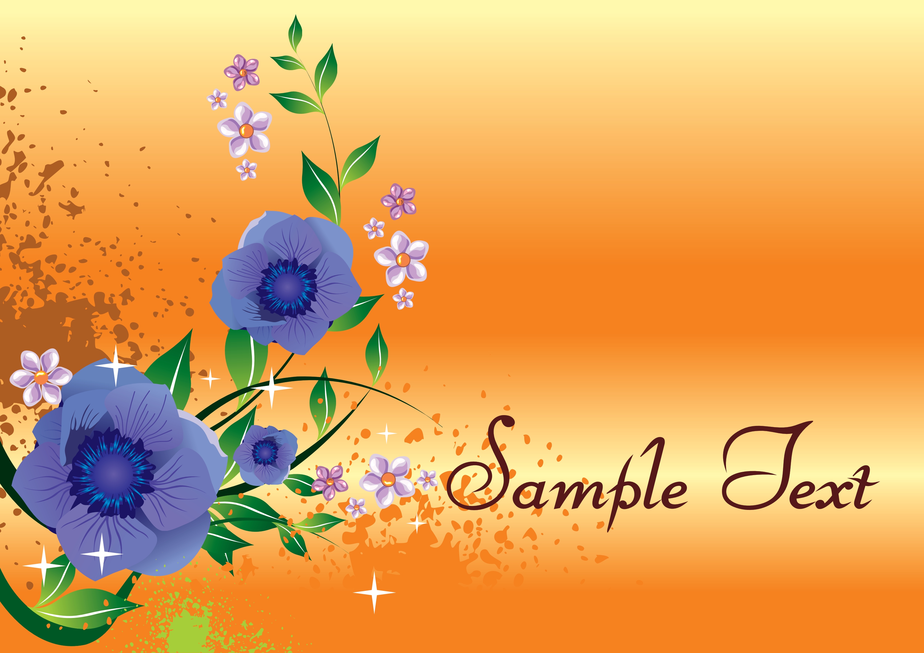 floral background vector