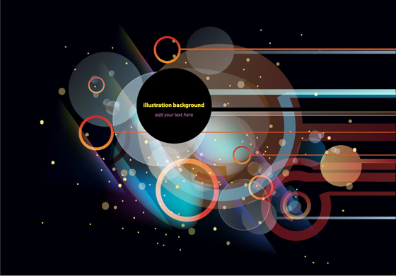 Circular background vector