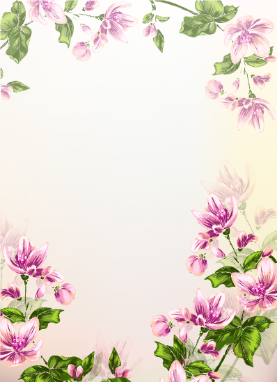 Colorful floral background