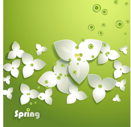 Elegant flowers vector