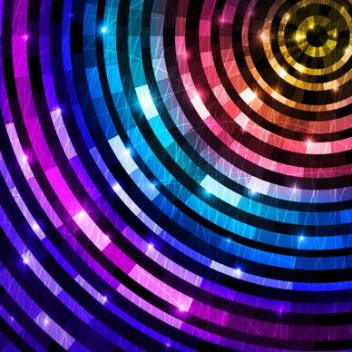 Colorful circle background