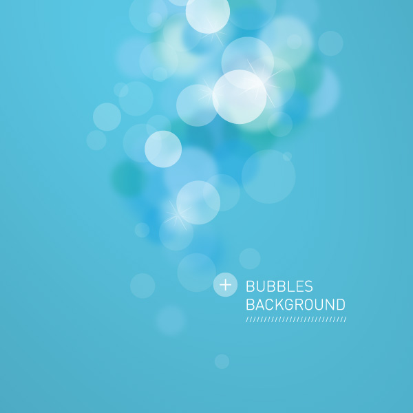 Bubbles Background Vector Graphic