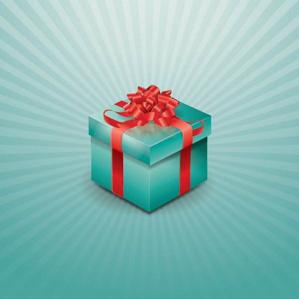 Gift Box Vector Graphic