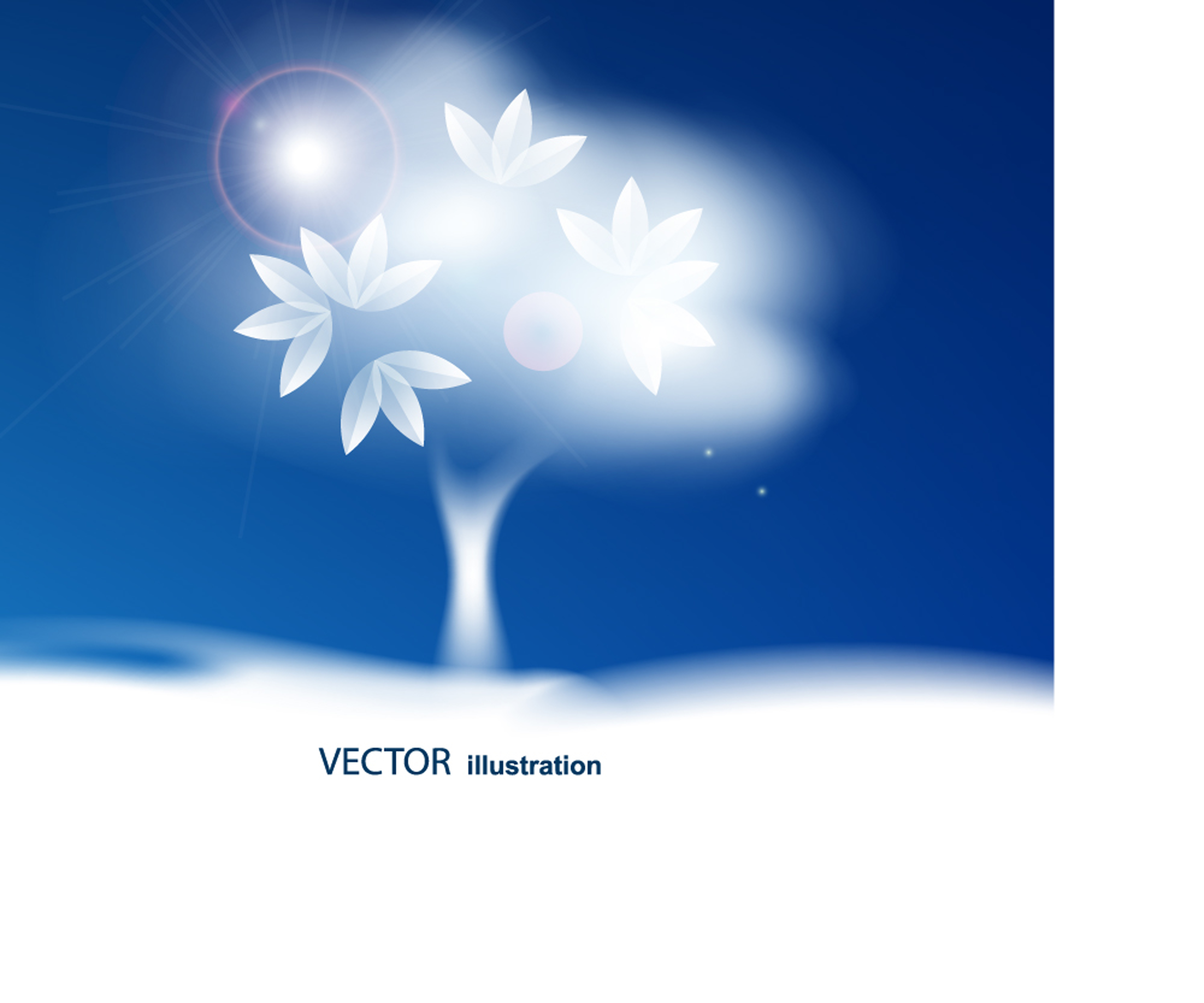 Blue sky background vector