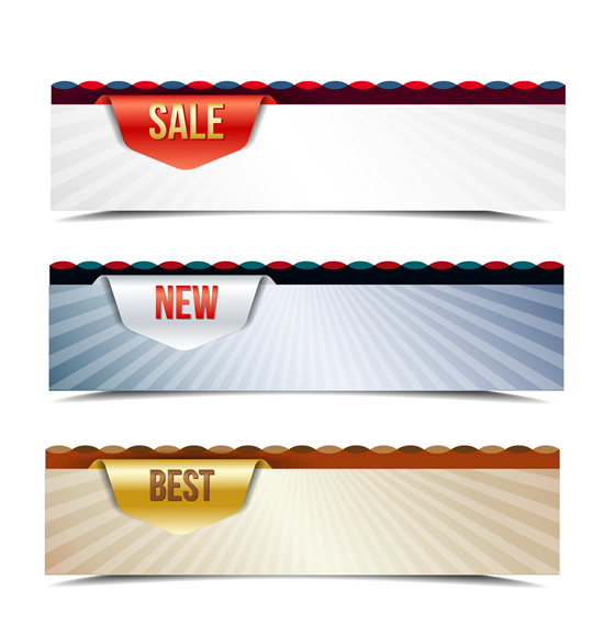 sales banner vector