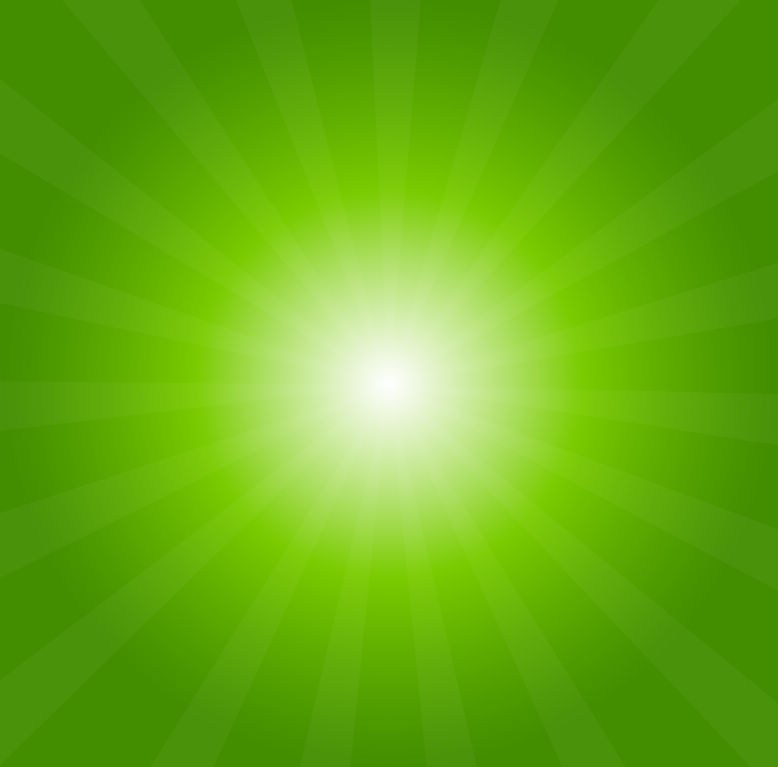 Green Light Burst Abstract Background