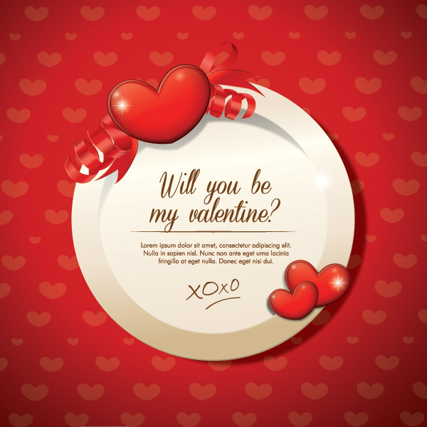 Valentines Design Vector Graphic Background