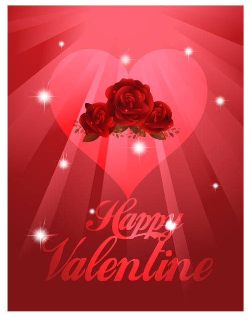 Valentine Red background