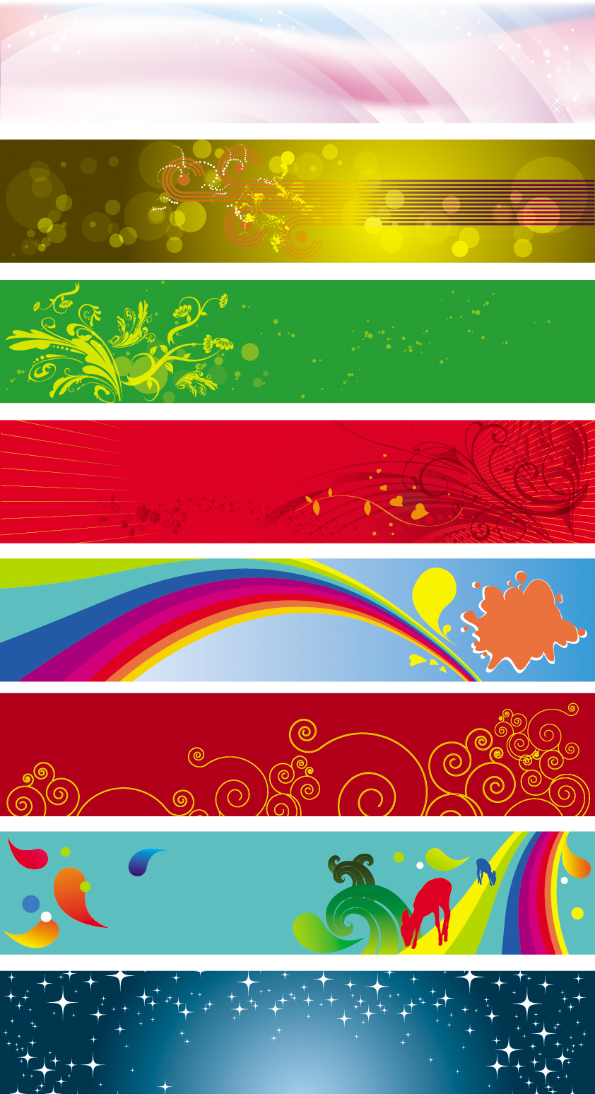 banner background Vector templates