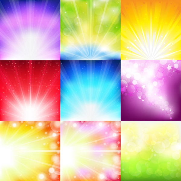 Multi-color light background