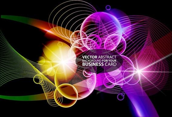 Glare vector background