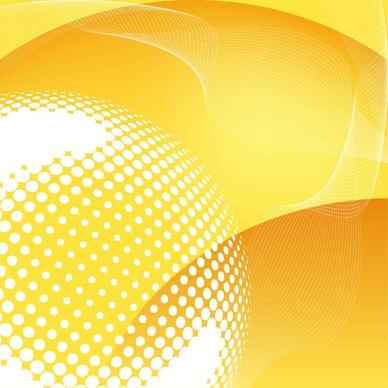 Yellow Vector Background