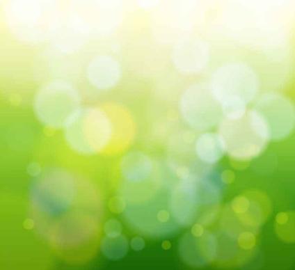 Abstract Green Bokeh Light Background