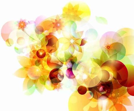 Vector Abstract Autumn Sunshine Background