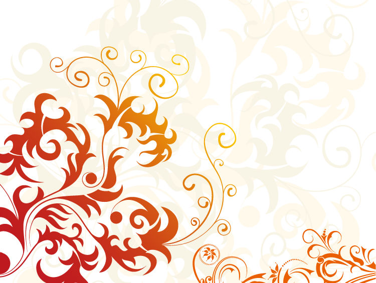 Floral Artistic Background Vector Graphic